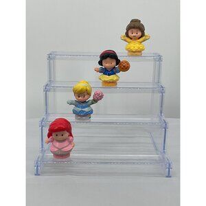4 Fisher Price Little People Disney Princess Bell Snow White Cinderella Ariel